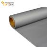 Buy cheap 0.4mm Silicone Fiberglass Fireproofing Fabrics Used In elevator smoke curtains automated fire and smoke curtains from wholesalers