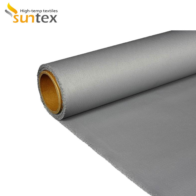 Wire Reinforced Silicone Coated Glass Cloth On Thermal Insulation Cover