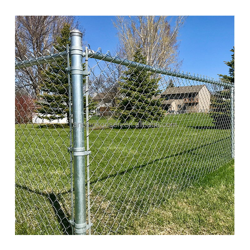 Cyclone Wire Fence with PVC Coated Galvanized Chain Link Wire Mesh Sustainable Option