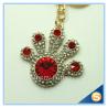 Buy cheap Rhinestone palmation Hand Shape Pendant key chain Custom Jewelry metal Key Chain from wholesalers