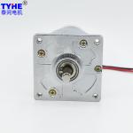 IE3 full steel big power 60mm size 25w 12v 24v brushed dc small gear motor for