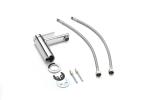 Stylish Kitchen Basin Mixer Faucet Brass Material Monobloc Chrome
