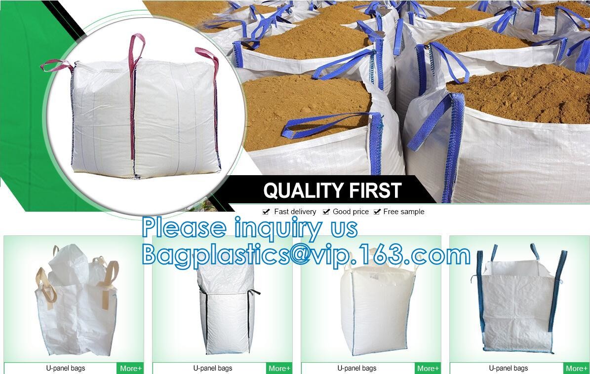 Sand Bags, U-Panel Jumbo Bags, Spout Sacks, Firewood Sacks, Collection Sacks, Dumpster, Breathable Bags