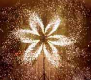 Remote Control Rotating Firing Systems For Stage Fountains With AA Battery Powered