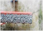 Antique Style Water Permeable Ceramic Clay Concrete Paving Brick in Black Grey