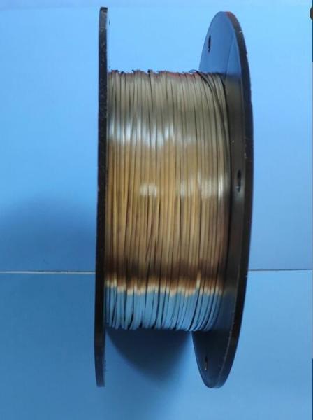 Buy cheap OEM Ribbon Electrical Wire 1.3 * 0.4 Mm White Coppe Wei Ting Brand from wholesalers