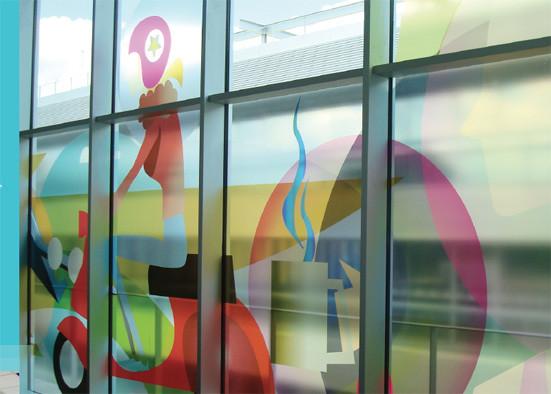 Buy cheap Various Patterned Digital Printing On Glass / 3~12mm Commercial Building Glass from wholesalers
