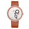 Buy cheap 220mm Strap Women Quartz Watch PU Nubuck Leather Mineral Tempered Glass from wholesalers