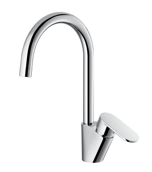 Buy cheap Electroplated Contemporary Kitchen Sink Faucets Polished Brass Kitchen Tap from wholesalers