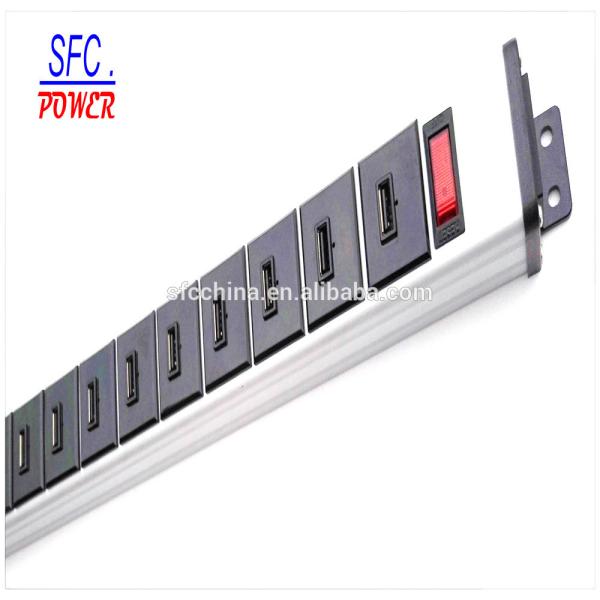 Buy cheap ETL FCC CE Approved alu- alloy 5V 2.1A USB 9 port charger from wholesalers
