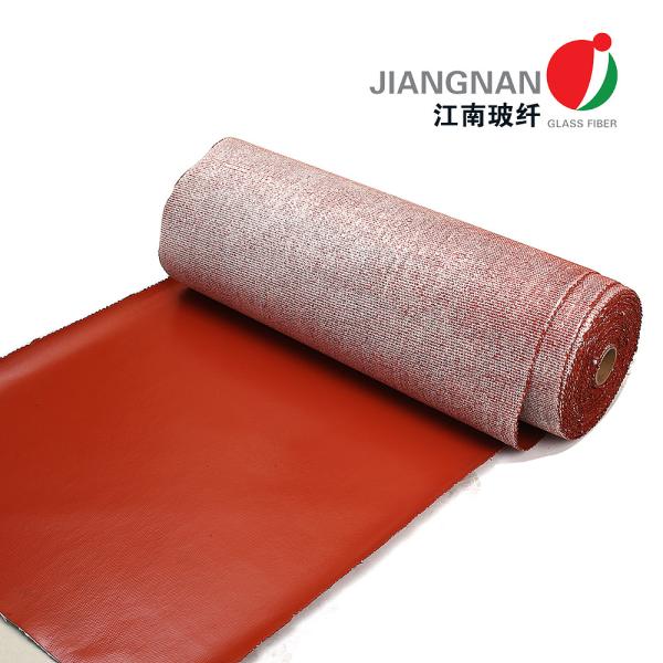 Heavy Duty Silicone Rubber Coated Fiberglass Cloth For Heat Resistance