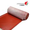 Buy cheap Heavy Duty Silicone Rubber Coated Fiberglass Cloth For Heat Resistance Insulation Sleeve from wholesalers