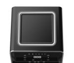 Digital Display Hot Air Fryer Oven Black / Blue / Orange Color CE Approved