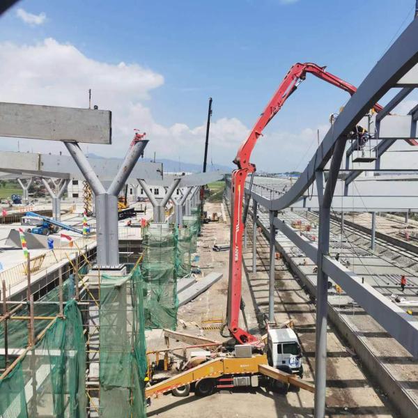 Buy cheap Q235 Steel Frame Roof Structure For Jakarta Bandung High Speed Railway from wholesalers