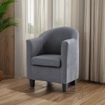 Wooden Frame Upholstered Sofa Chair For Hotel And Bedroom 68*65*90cm