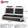 Buy cheap Non-Stick Enamel Coated Electric Griddle Grill for Commercial Steak Sandwich Toaster from wholesalers
