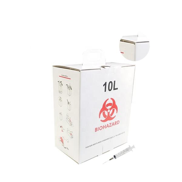 Buy cheap 10L Medical Sharps Container Medical Waste Containers For Syringes Custom logo from wholesalers
