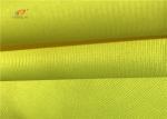 Yellow 100% Polyester Fluorescent High Visibility Fabric For Safety Vest Jacket