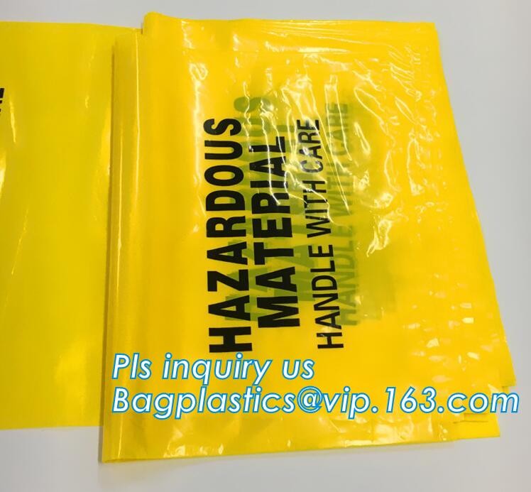 Disposable Autoclavable Biohazard Bags Medical Consumables Colorful Infectious