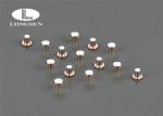 Solid Round Head Rivets Bimetal , Small Copper Rivets With Long Electric Life