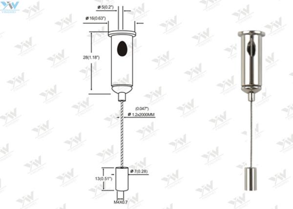 Buy cheap Adjustable Hanging Kits Suspension Wire Light Fittings Mounting Hardware from wholesalers