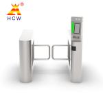IP54 Face Recognition Turnstile Gate Swing Barrier For Pedestrian Control