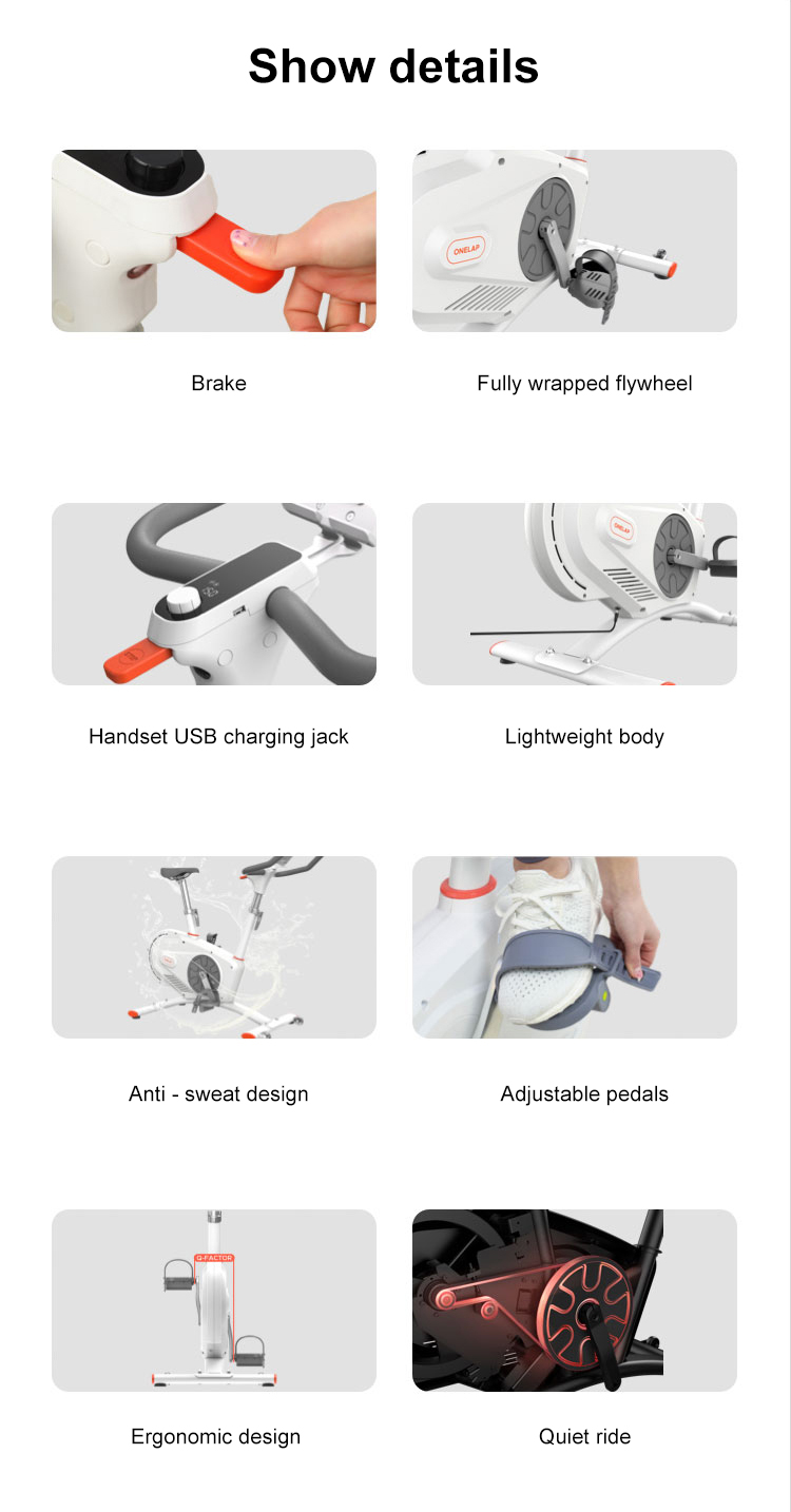 Get In Shape At Home Noiseless Indoor Gym Exercise Spinning Bike With Max Torque 32N