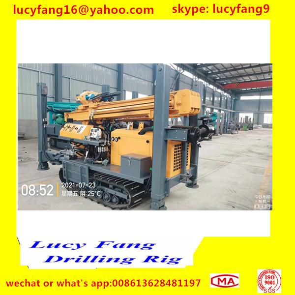 Buy cheap Track Mounted High Drilling Efficiency Water Well Drilling Rig with DTH hammer Drilling from wholesalers