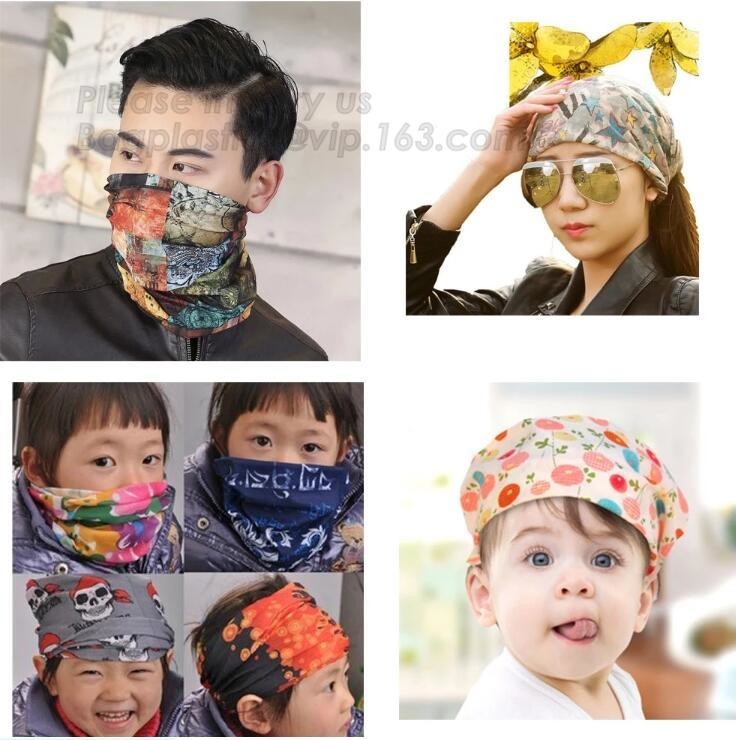 Hot sale fashion design printing multifunctional custom cheap 100% cotton bandana,microfiber plain custom made bandana