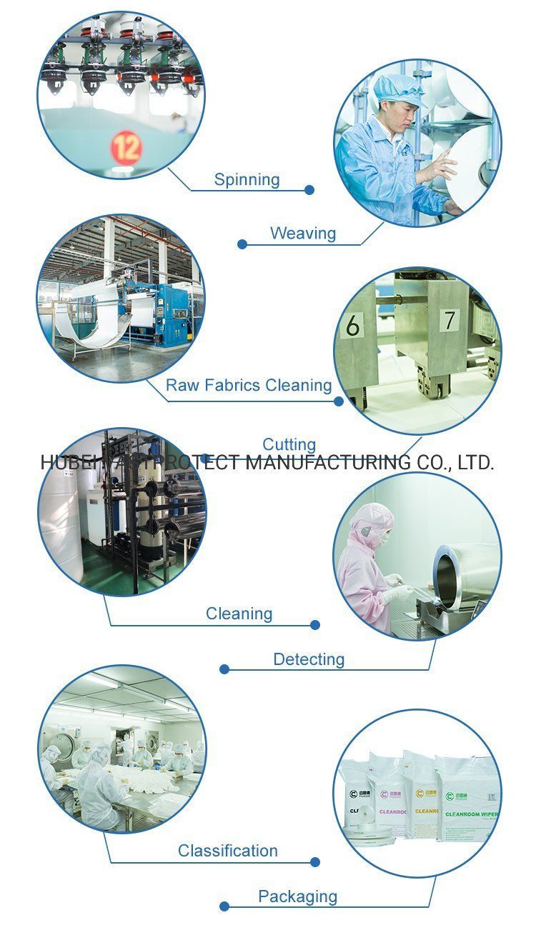 1009 Lint Free Laser Cold Cut 100% Polyester Cleanroom Wiper