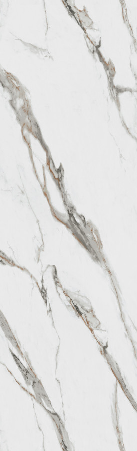 80*260cm Foshan Big Porcelain Calacatta Slabs White Marble Floor Slabs Large Format Marble Look Porcelain Tile