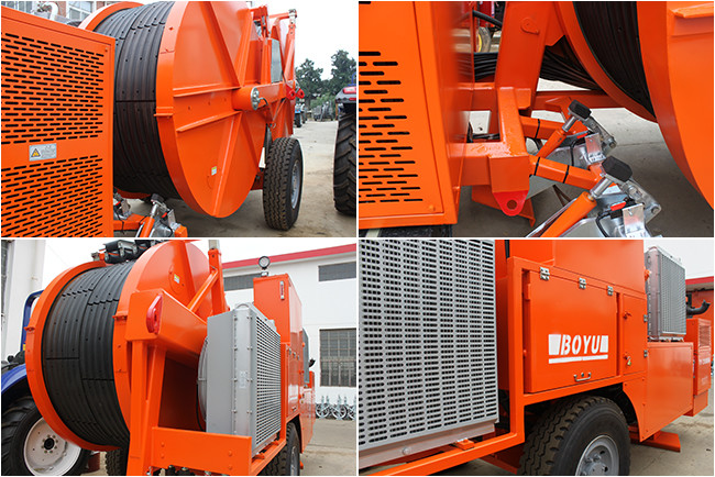 Cummins 97kw 130hp Engine Hydraulic Tensioner Overhead Line Stringing Equipment