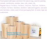 Food grade kraft paper aluminum foil k bag, packing cereals,condiments,candies