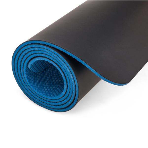 Non-odour PU leather surface yoga mat, laser engraving large exercise/fitness