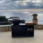 500mm Steel BBQ Grill 170KG Corten Steel Fire Pit BBQ For Camping