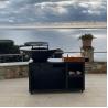 Buy cheap 51 Inch Corten Steel BBQ Grill OEM 170KG Outdoor Barbeque Grill from wholesalers