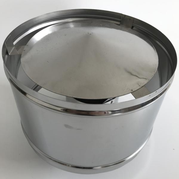 Buy cheap Weathering Cap 0.4-1.2mm Thick Chimney Flue Rain Caps Spigot Locking Connenction from wholesalers