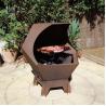 Buy cheap Corten Steel Outdoor Cooking Grills European Bbq Grill Weather Resistance from wholesalers