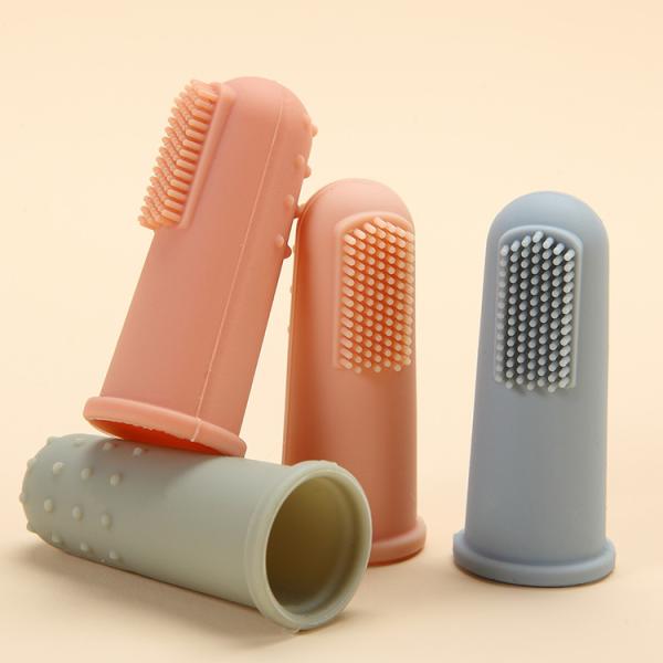Buy cheap Baby Silicone Finger Toothbrush Oral Cleaner Kit For 3 Months + from wholesalers
