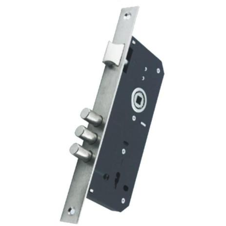 Buy cheap Black Color Outdoor Rim Lock / Heavy Duty Rim Lock Steel Material With 3 Normal Key from wholesalers