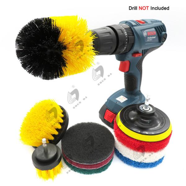 Buy cheap 10pcs drill brush attachment for cleaning Carpet Leather Sofa Wooden Furniture from wholesalers