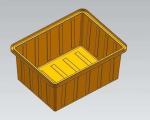 Eleven hundred liters of square box mold for making plastic products