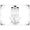 Buy cheap Grace 17.5'' Tall Straight Tube Glass Smoking Pipes With Special Ice Catcher Bongs from wholesalers