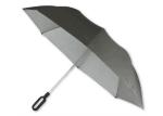 Buy cheap UV Grey Folding Golf Umbrella , Mens Windproof Golf Umbrella Rubber Coating from wholesalers