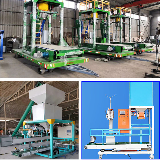Feed Starch Filler Semi Automatic Big Bag Packaging Machine Vacuum