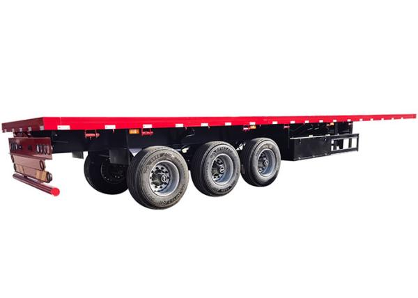 Buy cheap 20 / 40 FT Cargo Flatbed Container Semi Trailer Truck Container Transport from wholesalers