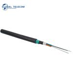 Underground G652D Single Mode Outdoor Fiber Cable Double Jacket Armored PE