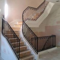 Buy cheap Spiral Staircase Cast Iron Banister Rails Erosion Resistance Light Weight product