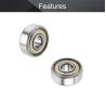 Buy cheap Z3V3 Z4V4 Electric Motor Bearing GCR15 606 ZZ Bearing 6x17x6mm sizes from wholesalers