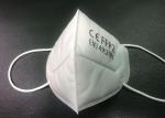 Buy cheap Non Woven Fabric FFP2 Face Mask , White Foldable Face Mask Chemical Repellent from wholesalers